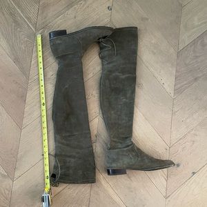 Stuart Weitzman Over the Knee Boots in Brown